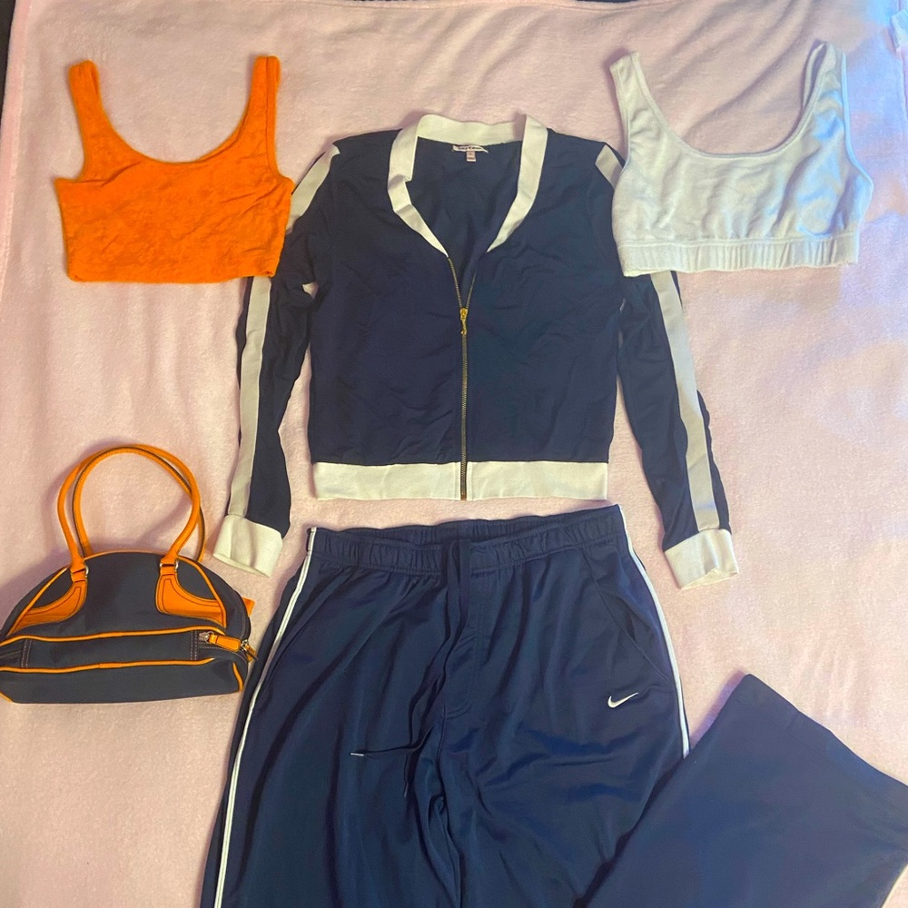Juicy Couture + Nike track suit with 2 tops and handbag
